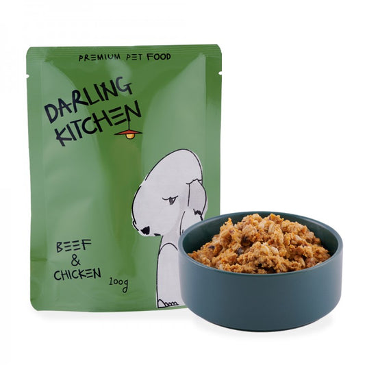 Premium Dog Wet Food - Beef & Chicken