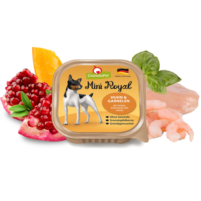 GranataPet Mini Royal Dog Wet Food - Chicken & Prawns