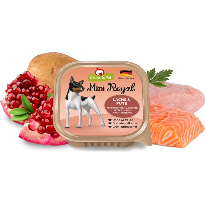 GranataPet Mini Royal Salmon & Turkey Dog Wet Food