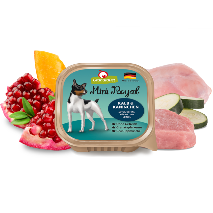 GranataPet Mini Royal Dog Wet Food - Veal & Rabbit