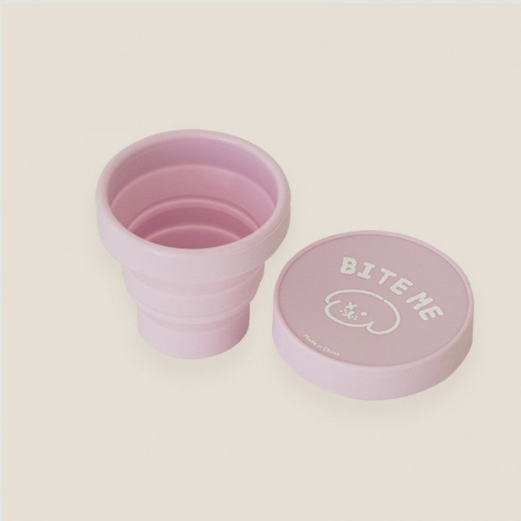 Mini Foldable Silicone Travel Bowl - Pastel 4 Colors