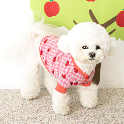 Apple Shuffle Cardigan - Pink XL