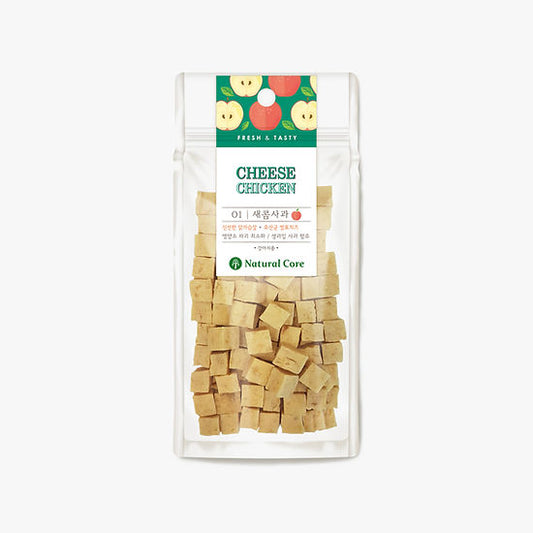 Chicken and Cheese Cube Dog Treat - Apple