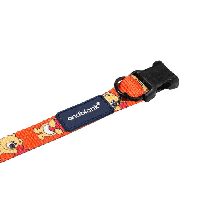 Joy Bear Pet Collar - Orange