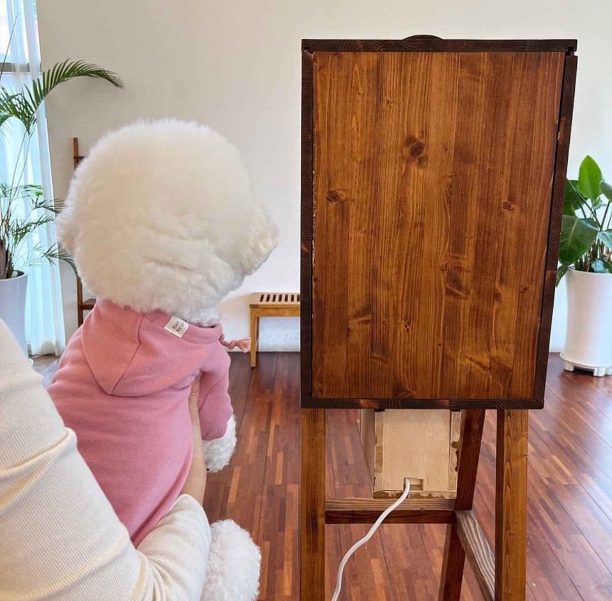 Anorak Hoodie Top - Pink S