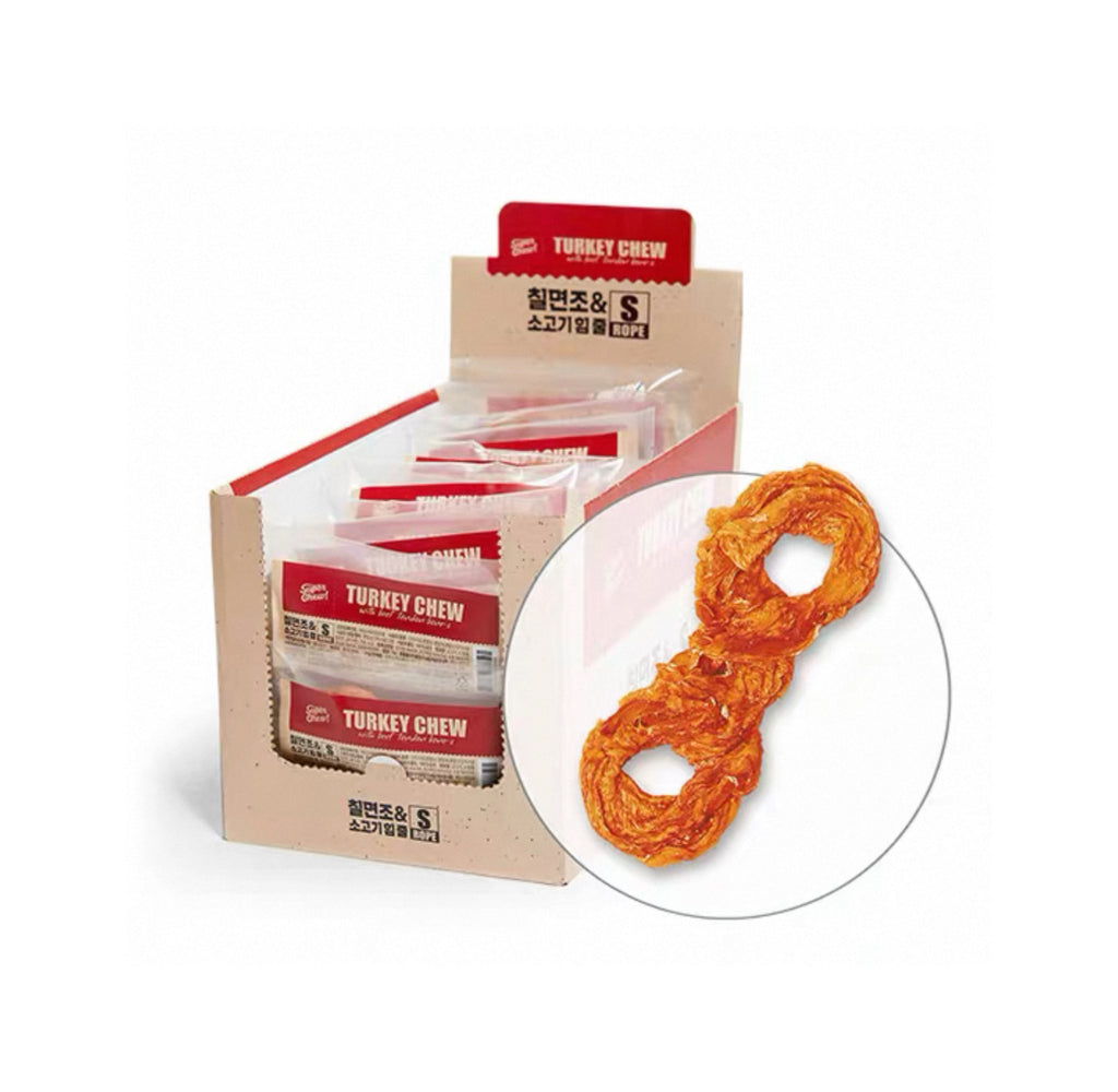 Turkey Chew with Beef Tendon - Rope S