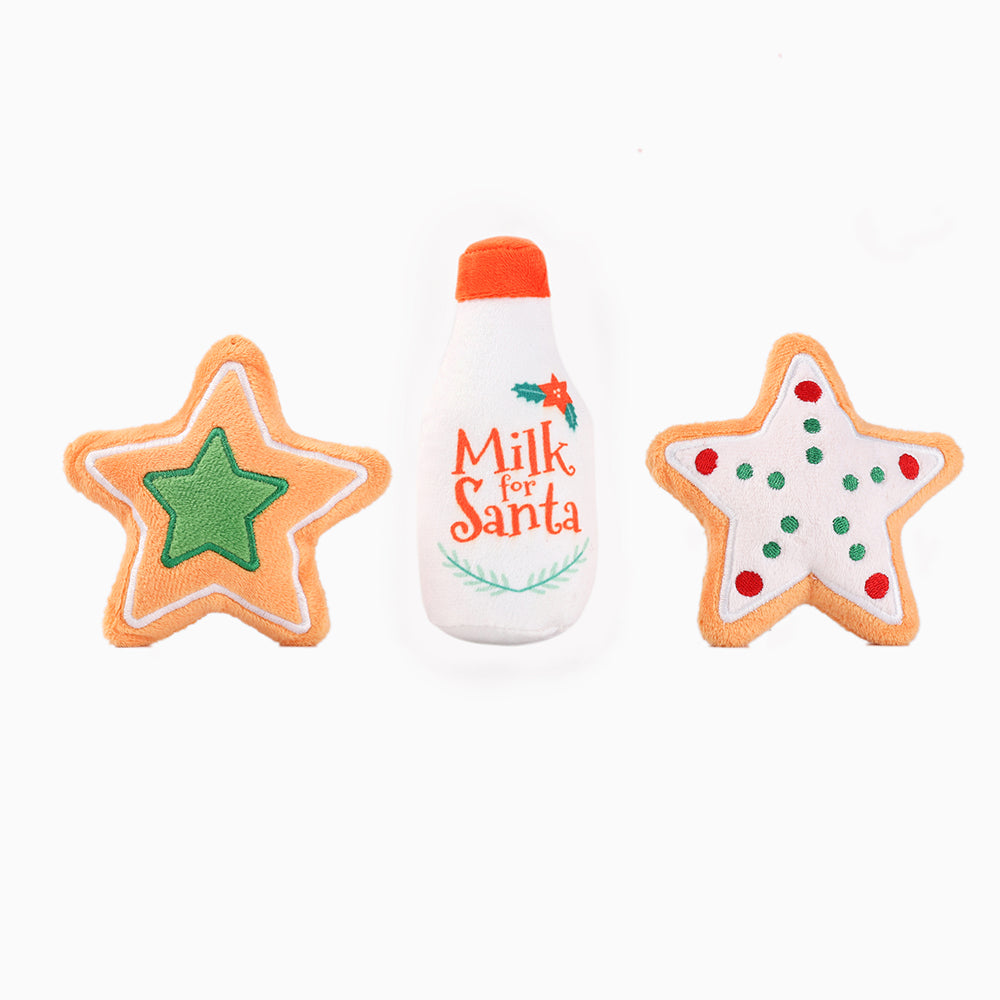 Happy Woofmas Milk & Cookies Toy