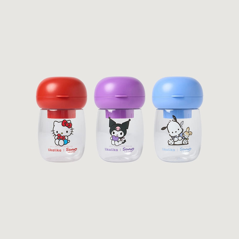 Sanrio One-Touch Walking Water Bottle - 3 Colors