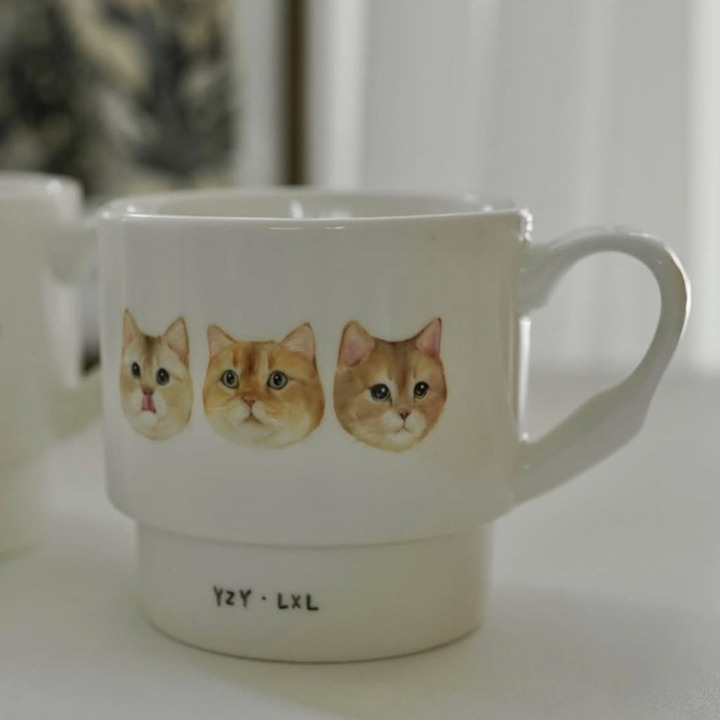 Custom Hand-Painted Pet Block Mug