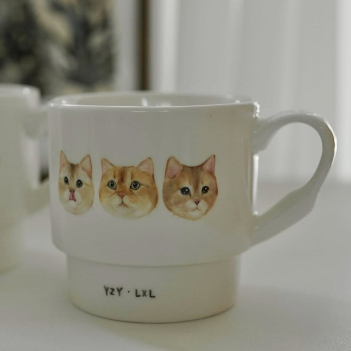 Custom Hand-Painted Pet Block Mug