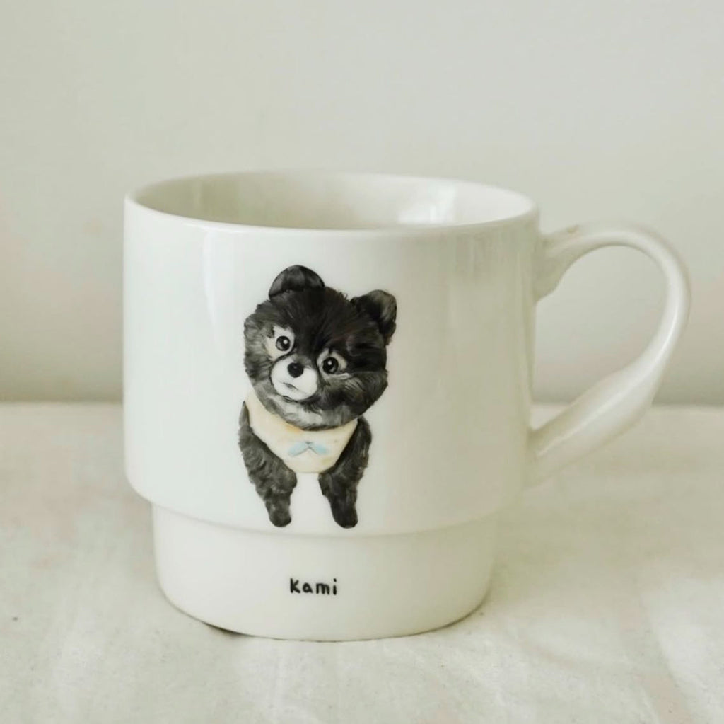 Custom Hand-Painted Pet Block Mug