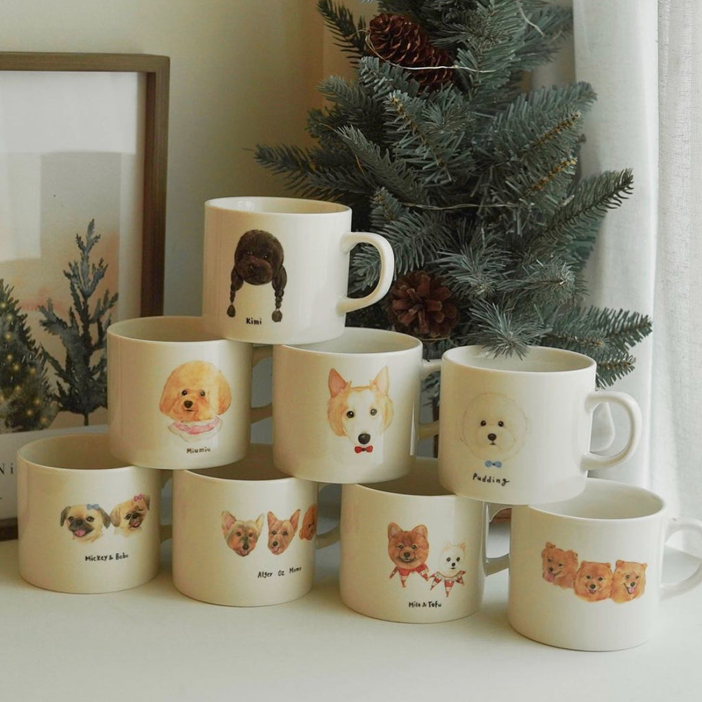 Custom Hand-Painted Pet Mug