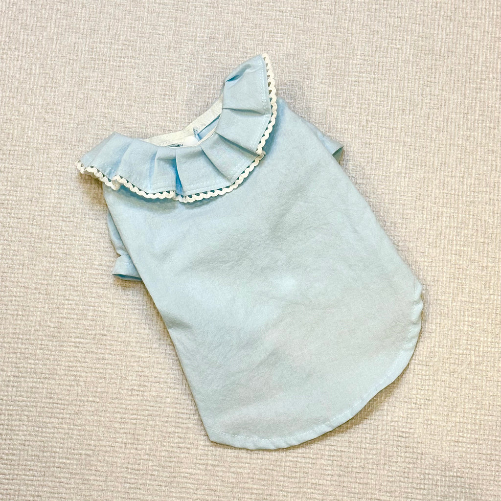 Pastel Blouse - Light Blue S