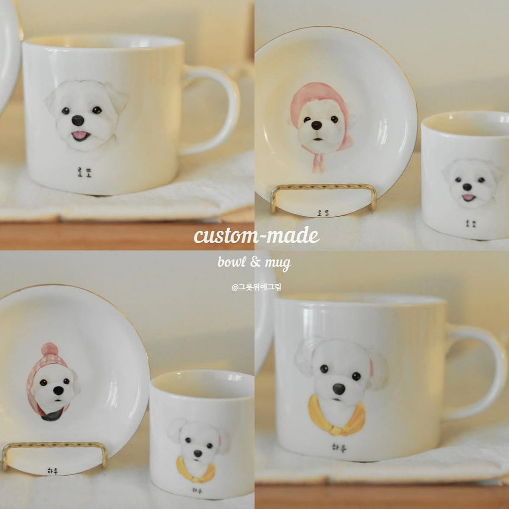 Custom Hand-Painted Pet Mug