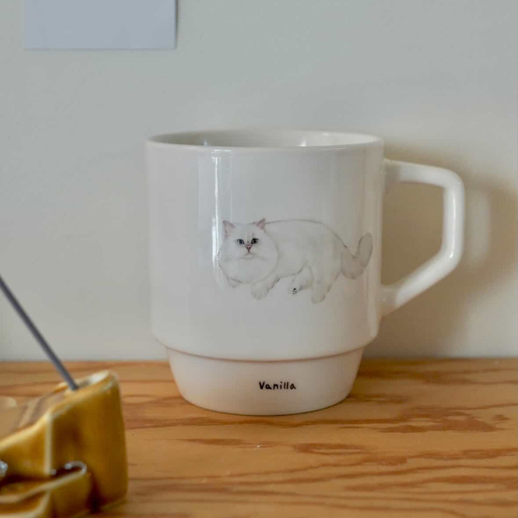 Custom Hand-Painted Pet Block Mug