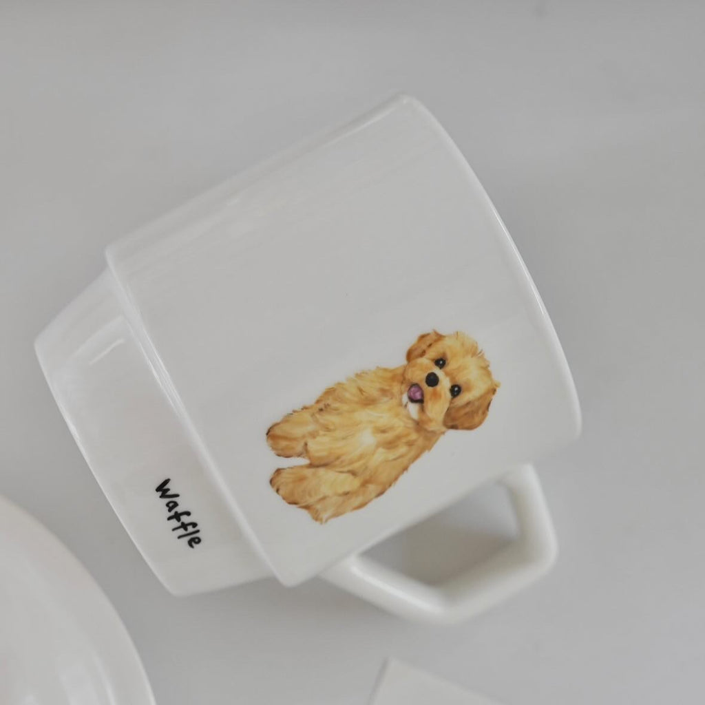 Custom Hand-Painted Pet Block Mug