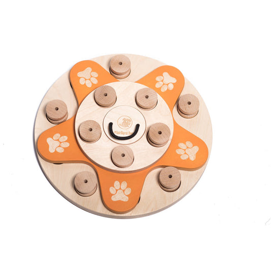 Interactive Puzzle Dog Toy - Flower