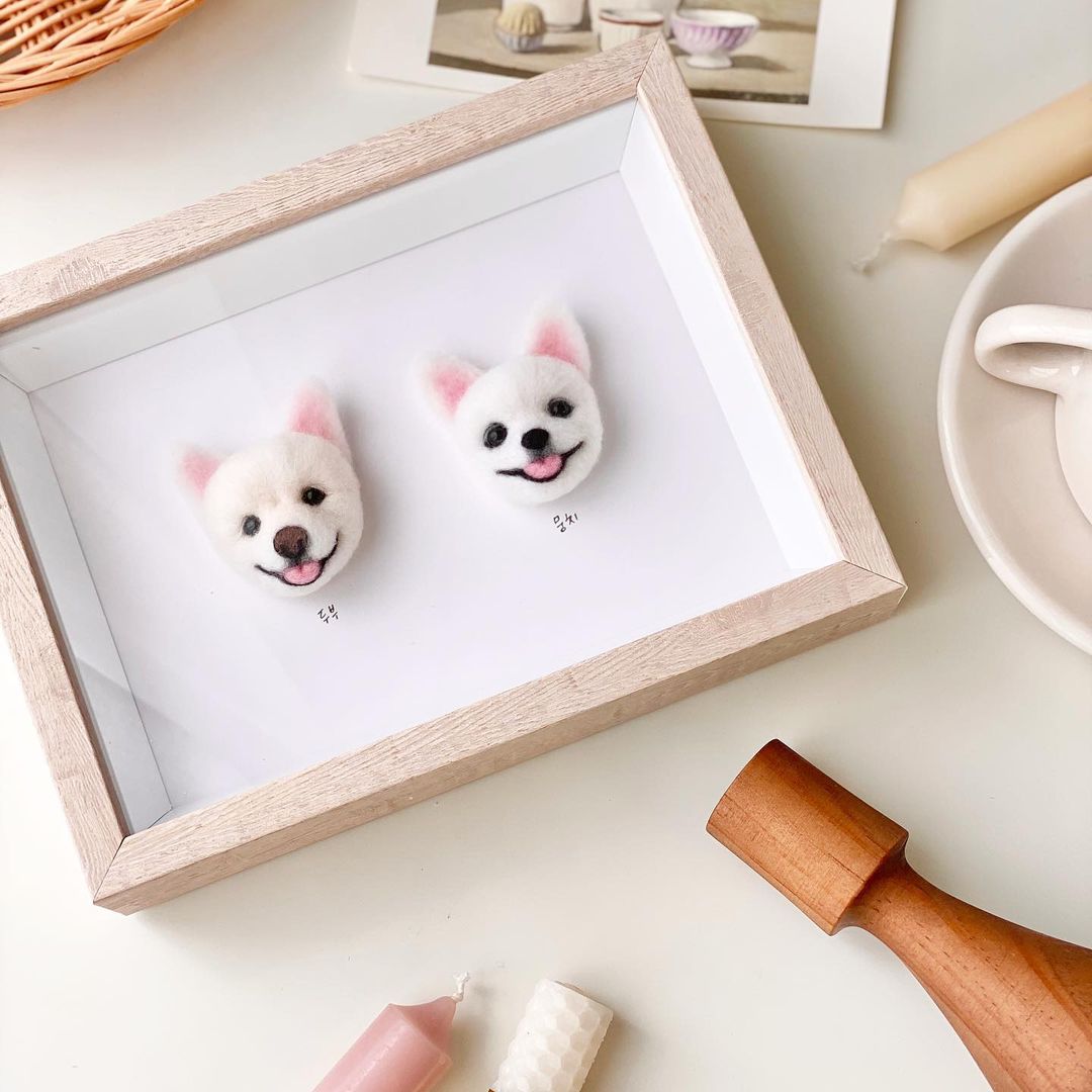 Custom Handmade Wool Pet Doll