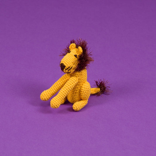 Hand Crochet Lion Dog Toy