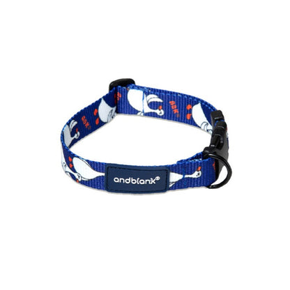 Flying Duck Pet Collar - Blue