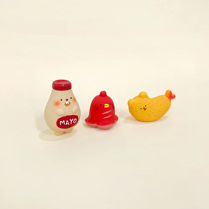 Lunch Box Latex Toy Set - 3pcs