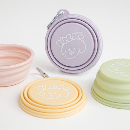 Foldable Silicone Travel Bowl - Pastel 4 Colors