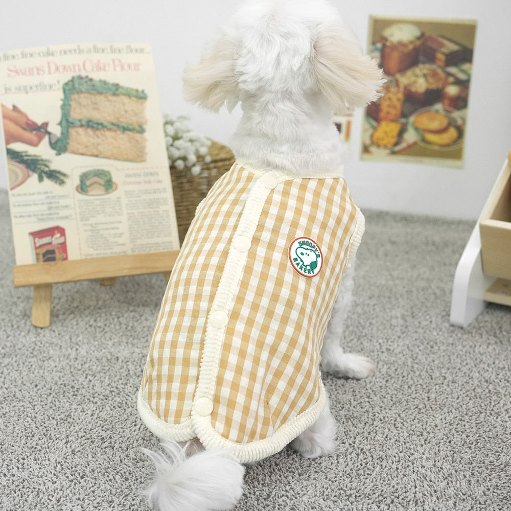 Snoopy Bakery Reversible Vest