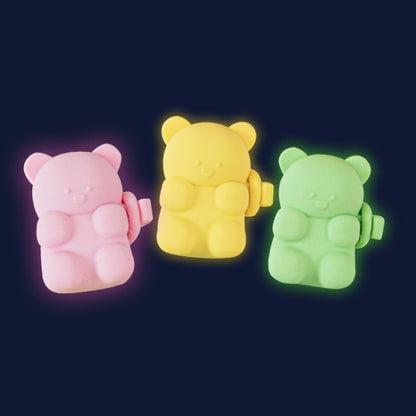 Jelly Bear LED Rechargeable Blinker - 3 Colors