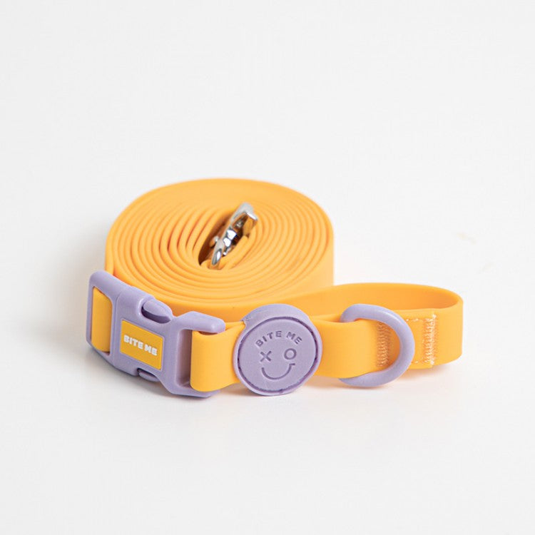 Macaron Hands-free Waterproof Leash - Honey Yellow