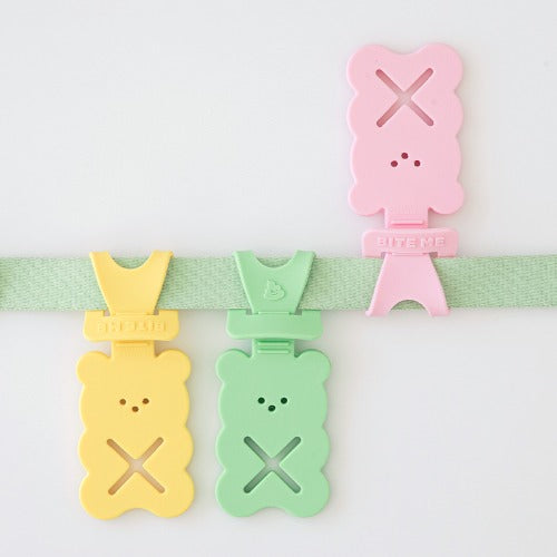 Jelly Bear Oops Clip Poop Bag Holder - 3 Colors