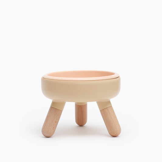 Oreo Ceramic Table 2 Beech Wood - Beige S