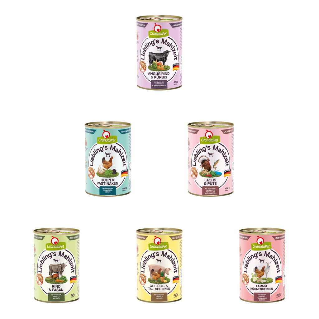 GranataPet Lieblings Mahlzeit Multipack 1 (6 x 400g)