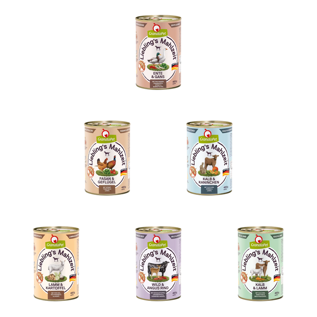 GranataPet Lieblings Mahlzeit Multipack 2 (6 x 400g)