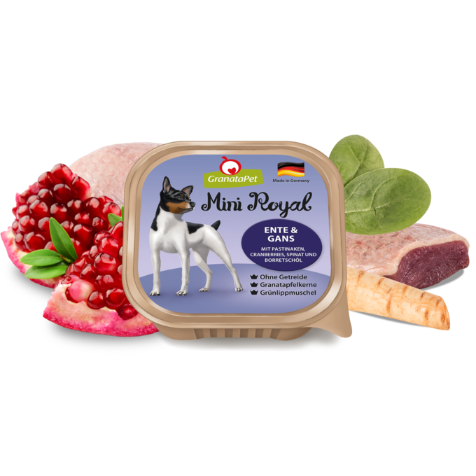 GranataPet Mini Royal Dog Wet Food - Duck & Goose